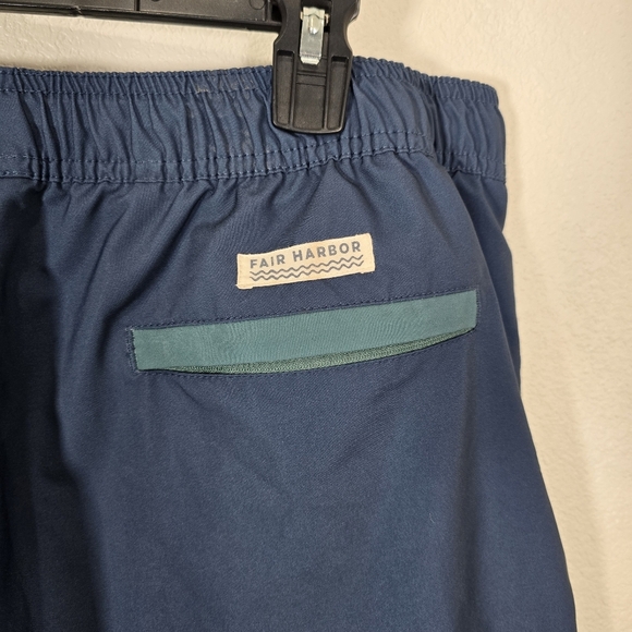 Fair Harbor High Stretch Mastos Anchor Trunk Swimming Shorts  Blue Men's XXL - Picture 5 of 6